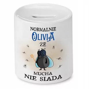 Skarbonka Dla Olivii Idealny Imieniny Prezent z Nadrukiem ze Zdjęciem - Skarbonki - miniaturka - grafika 1