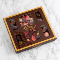 Bombonierki i czekoladki - Bombonierka z tabliczką czekolady i 8 pralinami - miniaturka - grafika 1