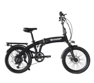 Rowery elektryczne - Sharp BK-BM04-EB Czarny - miniaturka - grafika 1