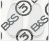 Akcesoria do okularów - B&S Naklejki Silikonowe 17mm 2szt - miniaturka - grafika 1