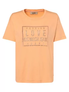 MOS MOSH - T-shirt damski  Ciara, pomarańczowy - Koszulki i topy damskie - miniaturka - grafika 1