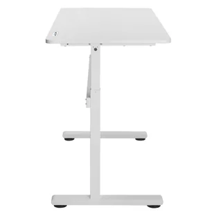 Biurko ręczna regulacja wys  Ergo Office, max 40 kg, max wys 117cm,  z blatem do pracy stojąco siedzącej, ER-401 W - Biurka - miniaturka - grafika 6