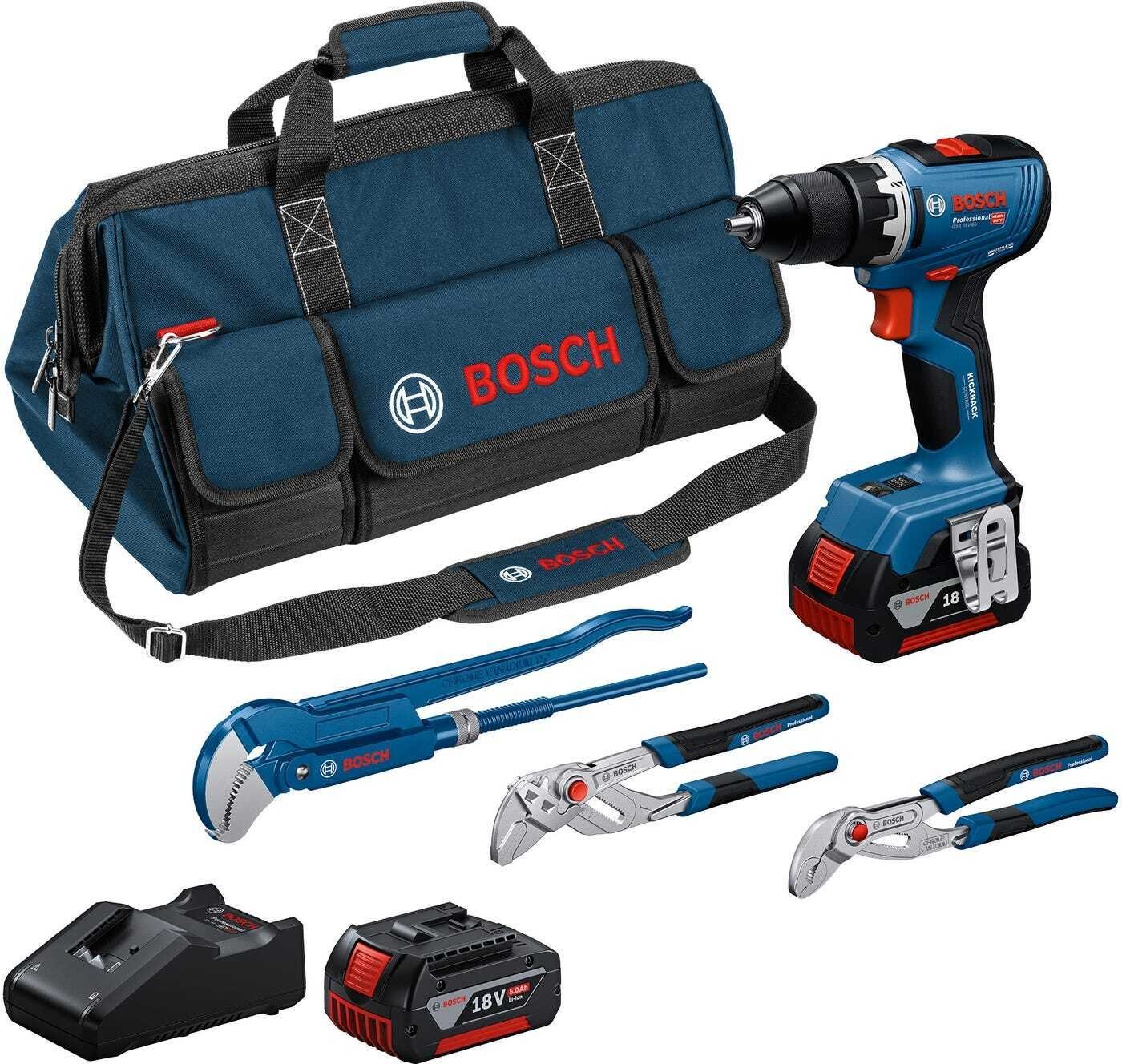 Wiertarko-wkrętarka AKUM. WKRĘTAK GSR 18V-65