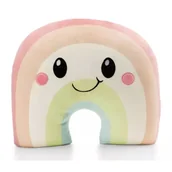 Kołdry i poduszki dla dzieci - Nici: Tęczowy pluszowy Nibsi – 42 x 36 cm - miniaturka - grafika 1