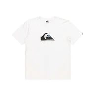 Koszulki męskie - Męska Koszulka z krótkim rękawem QUIKSILVER COMP LOGO SS EQYZT07658-WBB0 – Biały - miniaturka - grafika 1