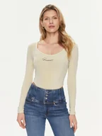 Body - Guess Body Allycia V4RP05 KC2V0 Beżowy Slim Fit - miniaturka - grafika 1