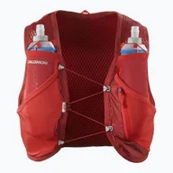Plecaki - Kamizelka do biegania Salomon Active Skin 8 set red dahlia/high risk - miniaturka - grafika 1