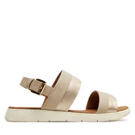 Sandały damskie - Sandały Geox D Dandra D35NNA 054AJ C5379 Beżowy - miniaturka - grafika 1