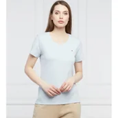 Koszulki i topy damskie - Tommy Hilfiger T-shirt | Slim Fit - miniaturka - grafika 1