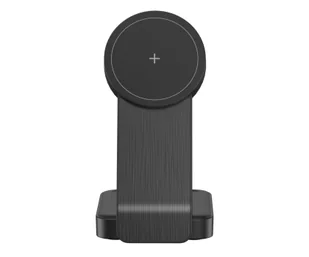 Silver Monkey Alu MagCharger Qi2 3in1 czarna - Ładowarki do telefonów - miniaturka - grafika 1