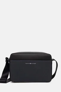Tommy Hilfiger saszetka skórzana kolor czarny AM0AM12747 - Torby męskie - miniaturka - grafika 1