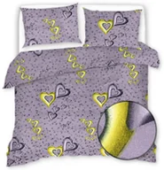 Pościel - Pościel Z Mikrofibry 200X220 Serca 21246 - miniaturka - grafika 1