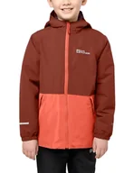 Kurtki i płaszcze dla chłopców - Jack Wolfskin SNOWY DAYS JACKET K, Kurtka outdoorowa Uniseks - dzieci, intense rust, 152 - miniaturka - grafika 1
