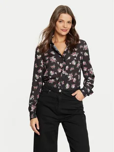 Guess Koszula W4BH56 WGLA2 Czarny Comfort Fit - Koszule damskie - miniaturka - grafika 1