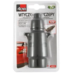 Wtyczka przyczepy plastikowa 4Car - Akcesoria motoryzacyjne - miniaturka - grafika 1
