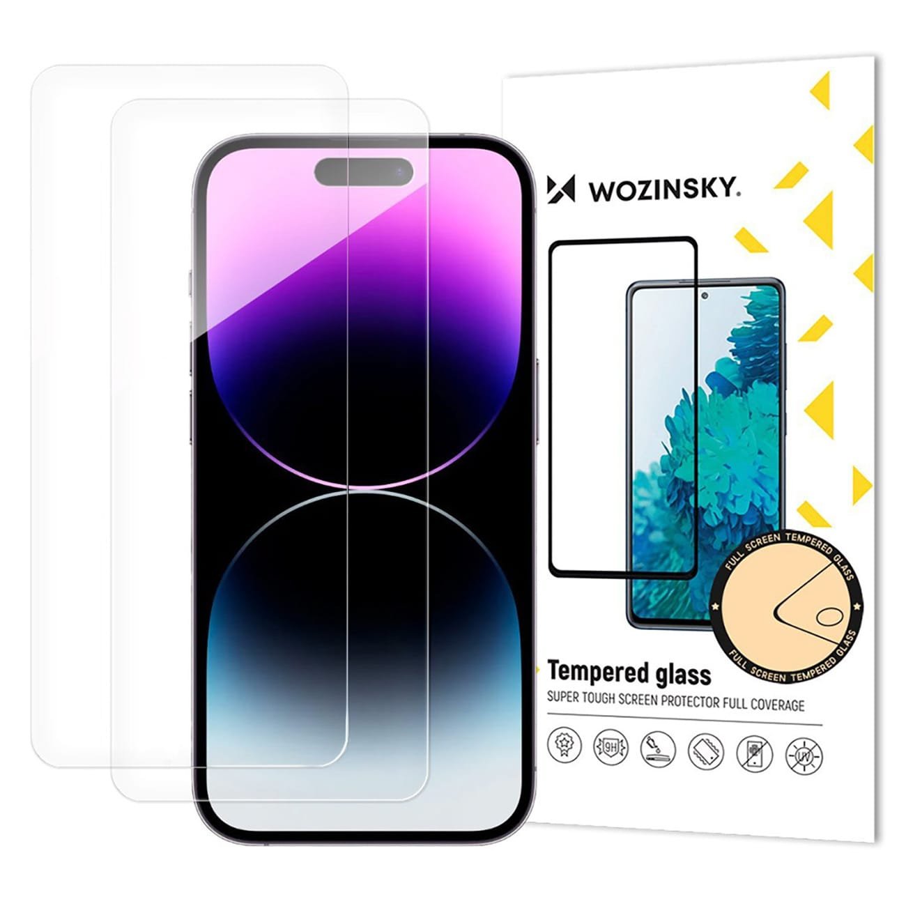 Szkło hartowane na iPhone 17 Pro / 16 Pro Tempered Glass - 2 szt.