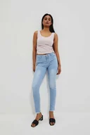 Spodnie damskie - Jeansy push up-XS - miniaturka - grafika 1