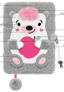 Pamiętnik Hedgehog - ST-MAJEWSKI - Zabawki kreatywne - miniaturka - grafika 1