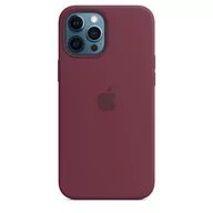 Etui i futerały do telefonów - Etui na Apple iPhone 12 Pro Max APPLE Silicone Case with MagSafe, Plum - miniaturka - grafika 1