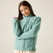Bluzy damskie - Regatta Polar dziecięcy rozsuwany King II Zielony, Rozmiar: 128 cm - miniaturka - grafika 1