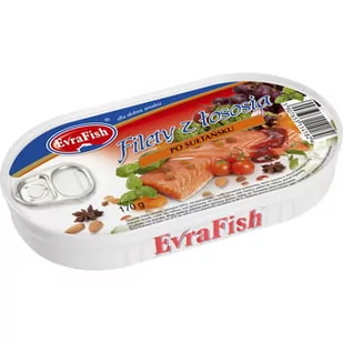EVRAFISH STEK.FILET/ŁOSOŚ PO SUŁTA.170G EVRAFISH 170 G zakupy dla domu i biura! 42100818 - Konserwy i dania rybne - miniaturka - grafika 1