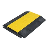 Wyposażenie miejsc publicznych - Najazd kablowy z pokrywą, żółty - miniaturka - grafika 1