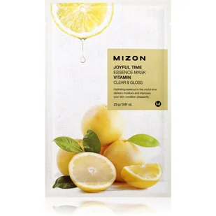 Mizon Joyful Time Essence Mask Rozświetlająca Maska w Płachcie Vitamin 6475 - Maseczki do twarzy - miniaturka - grafika 1