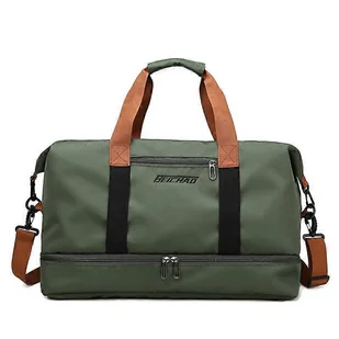 Bod Sucha i mokra separacja Torba podróżna o dużej pojemności Casual Outdoor Bag Bag Torebka Zielony - Torby podróżne - miniaturka - grafika 1