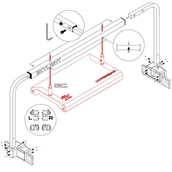 Oświetlenie akwarium - HYPERBAR Stojak krawędziowy akwarium 90/XL.75 - miniaturka - grafika 1