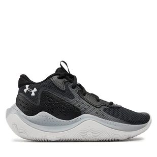 Buty do koszykówki Under Armour Ua Gs Jet '23 3026635-004 Czarny - Koszykówka - miniaturka - grafika 1