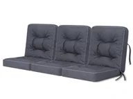 Poduszki ogrodowe - Zestaw poduszek na huśtawkę ogrodową, Venus, Granatowy Ekolen, 3 elementy, 60x60 cm - miniaturka - grafika 1