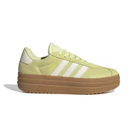 Buty sportowe damskie - Damskie Buty ADIDAS VL COURT BOLD JI1784 – Żółty - miniaturka - grafika 1