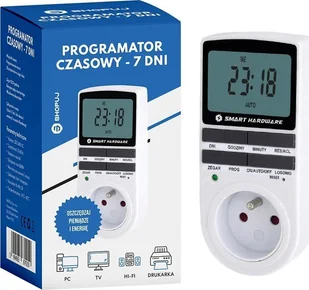 Smart Hardware Programator czasowy włącznik/wyłącznik LCD - Programatory czasowe - miniaturka - grafika 1