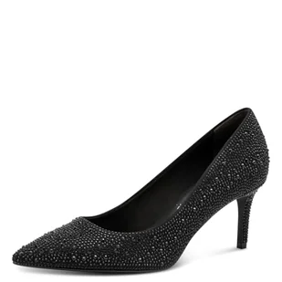 Tamaris Damskie czółenka 1-22468-45, czarne, rozmiar 38 EU, black uni, 38 EU - Czółenka - miniaturka - grafika 1