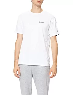 Champion Męski T-Shirt Color Block, biały, S - Koszulki męskie - miniaturka - grafika 1