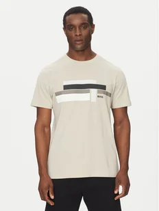BOSS T-Shirt Glamping 50538923 Beżowy Relaxed Fit - Koszulki męskie - miniaturka - grafika 1
