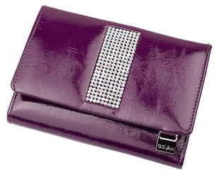 SWAROVSKI CV 130 skórzany portfel damski fiolet CV 130 - Portfele - miniaturka - grafika 1