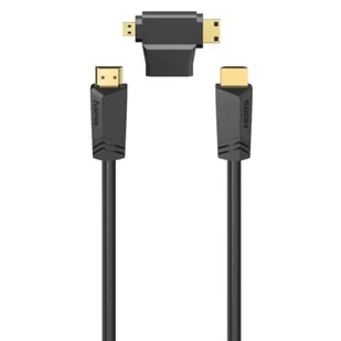 Hama Kabel HDMI HDMI 1.5 m + Adapter HDMI - Kable - miniaturka - grafika 1