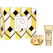 Zestawy perfum damskich - Paco Rabanne Lady Million 80ml woda perfumowana + 100ml balsam do ciała - miniaturka - grafika 1