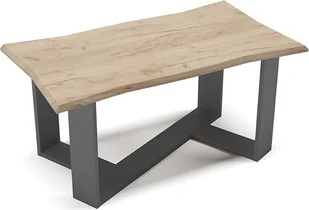Vicco Stolik kawowy Arne, 90 x 50 cm, Złoty dąb energetyczny/Antracyt - Ławy i stoliki kawowe - miniaturka - grafika 1