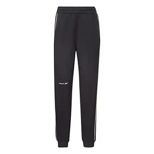 Reebok Damskie spodnie dresowe Id Energy French Terry, Czarny, S - Spodnie rowerowe - miniaturka - grafika 1