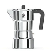 Zaparzacze i kawiarki - PEZZETTI SOLIDEXPRESS Aluminiowa kawiarka (6 filiżanek) - Srebrny - miniaturka - grafika 1