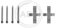 Układ hamulcowy - akcesoria - Zestaw montażowy klocków hamulcowych A.B.S. 1076Q 16010760 - miniaturka - grafika 1