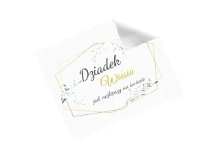 Ściereczka do okularów z imieniem na dzień dziadka - 1 szt. - Akcesoria do okularów - miniaturka - grafika 1