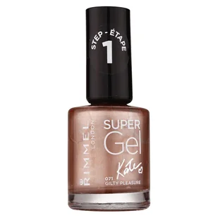 Rimmel London Super Gel By Kate 12ml W Lakier do paznokci 071 Guilty Pleasure 64 - Lakiery do paznokci - miniaturka - grafika 1