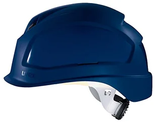 Uvex Pheos B-S-WR kask ochronny - wentylowany kask roboczy na plac budowy - niebieski - Gogle narciarskie - miniaturka - grafika 1