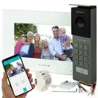 Wideodomofony - Wideodomofon WIFI Vidos X M10W-X + S12D FullHD Android Podczerwień MicroSD - miniaturka - grafika 1