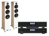 Zestawy stereo - Rotel A12 MKII (czarny) + CD14 MKII (czarny) + Debut Reference F5 (biały) - miniaturka - grafika 1