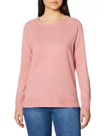 Swetry damskie - DeFacto Sweter normalny krój dla kobiet – sweter z golfem na topy damski (różowy, 3XL), rose, 3XL - miniaturka - grafika 1