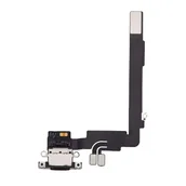 Części serwisowe do telefonów - Gniazdo złącze port dock ładowania taśma flex USB-C do Apple iPhone 16 Pro Max (OEM Oryginał) (Czarny) - miniaturka - grafika 1